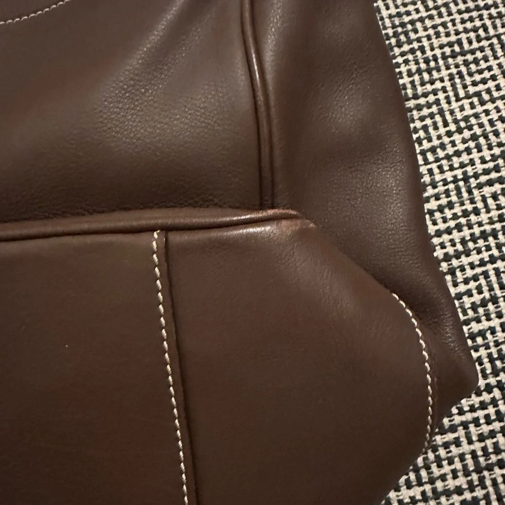 Cole Haan Brown Leather Travel Bag